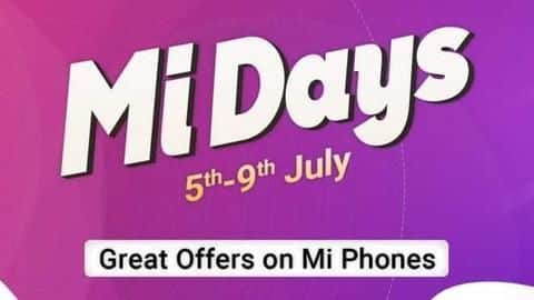 Mi Days sale: Top deals on Xiaomi smartphones Mi Days sale: Top deals on Xiaomi smartphones