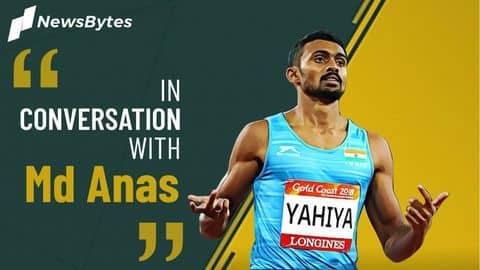 #NewsBytesExclusive: National record-holder Muhammed Anas talks about his journey #NewsBytesExclusive: National record-holder Muhammed Anas talks about his journey