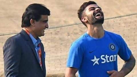 Kohli took three seconds to agree to Day-Night Test: Ganguly Kohli took three seconds to agree to Day-Night Test: Ganguly