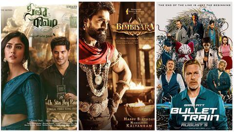 'Sita Ramam,' 'Bimbisara,' 'Bullet Train': Analyzing Weekend-1 box office collections 'Sita Ramam,' 'Bimbisara,' 'Bullet Train': Analyzing Weekend-1 box office collections