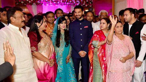 Lalu's son gets engaged to granddaughter of former Bihar CM Lalu's son gets engaged to granddaughter of former Bihar CM