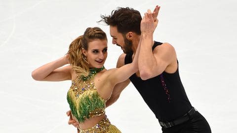 Wardrobe Malfunction At Olympics French Ice Skater Suffers