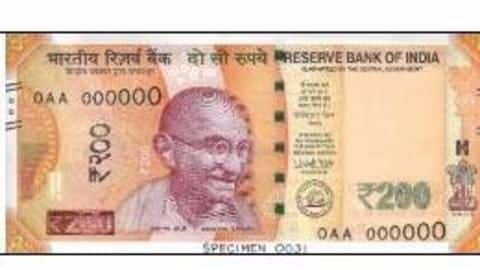 RBI to issue Rs. 200 banknote tomorrow RBI to issue Rs. 200 banknote tomorrow