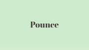 Word of the Day: Pounce