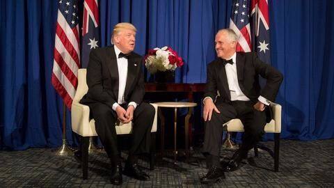 Trump hails US-Australia ties during meeting with PM Turnbull Trump hails US-Australia ties during meeting with PM Turnbull