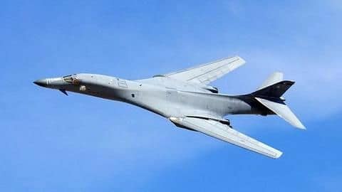 North Korean crisis: US flies B-1B bomber over Korean peninsula North Korean crisis: US flies B-1B bomber over Korean peninsula