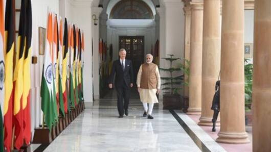 Modi meets Belgium's King Philippe in New Delhi