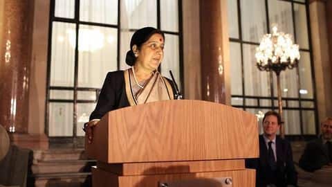 Swaraj: Pakistan hasn't responded to visa request for Jadhav's mother Swaraj: Pakistan hasn't responded to visa request for Jadhav's mother
