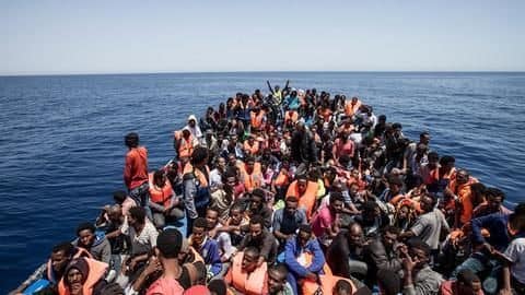90 migrants feared dead as boat capsizes off Libya coast 90 migrants feared dead as boat capsizes off Libya coast