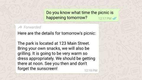 Earlier, labeling for forwards and higher control for group admins