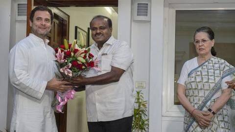 I'm at Congress's mercy, but loan-waivers will surely happen: Kumaraswamy I'm at Congress's mercy, but loan-waivers will surely happen: Kumaraswamy