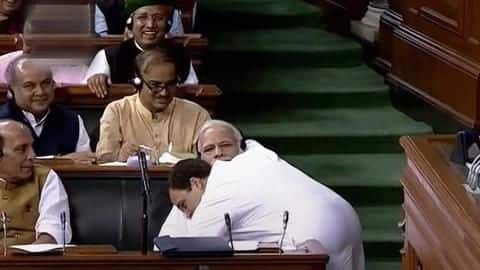 A hug shakes Indian politics A hug shakes Indian politics