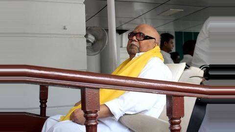 DMK chief Karunanidhi in hospital for minor medical procedure DMK chief Karunanidhi in hospital for minor medical procedure