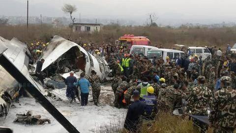 Plane, carrying 67 people, crashes at Nepal's Kathmandu airport Plane, carrying 67 people, crashes at Nepal's Kathmandu airport