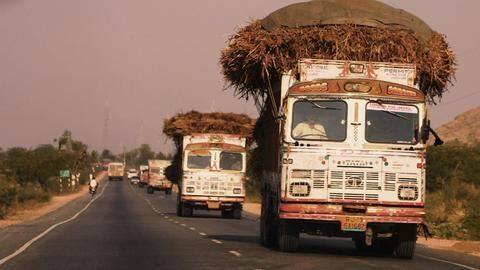 93 lakh truckers launch two-day strike against GST 93 lakh truckers launch two-day strike against GST