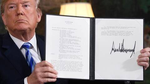 US pulls out of 'one-sided' Iran nuclear deal US pulls out of 'one-sided' Iran nuclear deal