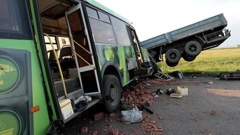 Rajasthan: At least 26 killed as bus falls into river Rajasthan: At least 26 killed as bus falls into river