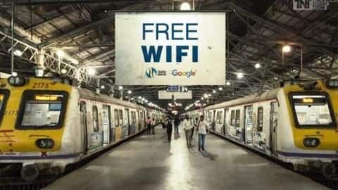 Railways to install free Wi-Fi in 8,000 stations by March'19 Railways to install free Wi-Fi in 8,000 stations by March'19