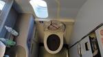 What do planes do with the waste generated on flights?