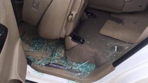 'Murderous' attack on Rahul Gandhi's car unleashes war of words 'Murderous' attack on Rahul Gandhi's car unleashes war of words