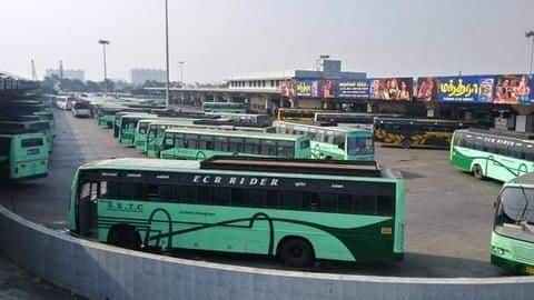 Thousands of TN buses on strike over 0.13% wage hike Thousands of TN buses on strike over 0.13% wage hike