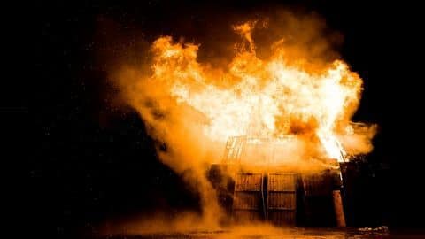 Another fire in Mumbai: Blaze in Navrang Studio, no casualty Another fire in Mumbai: Blaze in Navrang Studio, no casualty