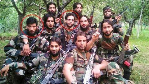 All 10 terrorists who posed with Burhan Wani killed All 10 terrorists who posed with Burhan Wani killed