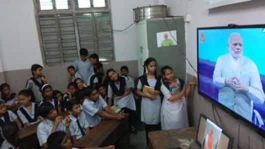 HRD wants photos/videos of students watching Modi's program