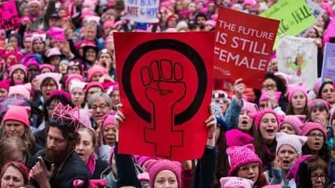 Thousands rally across the US on second Women's March Thousands rally across the US on second Women's March