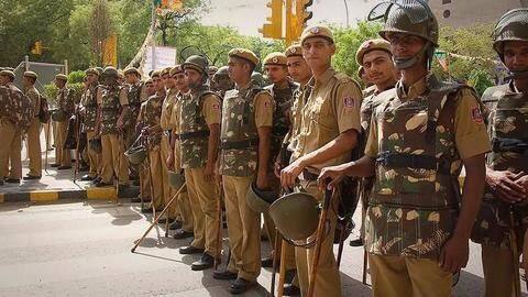 Massive sweeping operations at the Dera headquarters, curfew imposed Massive sweeping operations at the Dera headquarters, curfew imposed