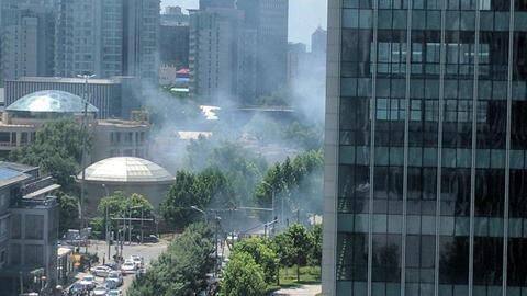 Blast near US, Indian embassies in China, no casualties Blast near US, Indian embassies in China, no casualties