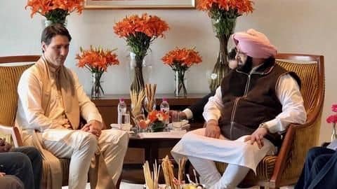 Amid purportedly strained visit, Trudeau, Amarinder Singh discuss Khalistan Amid purportedly strained visit, Trudeau, Amarinder Singh discuss Khalistan
