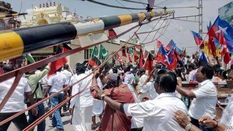 TN shutdown: DMK's Stalin, other leaders arrested TN shutdown: DMK's Stalin, other leaders arrested