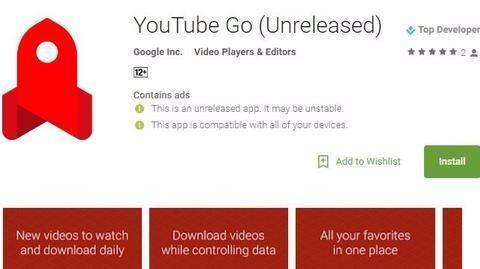 Google launches YouTube Go beta version in India Google launches YouTube Go beta version in India