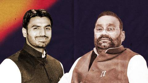 Noida: Shrikant Tyagi received 'vidhayak' sticker from ex-BJP MLA SPÂ Maurya? Noida: Shrikant Tyagi received 'vidhayak' sticker from ex-BJP MLA SPÂ Maurya?