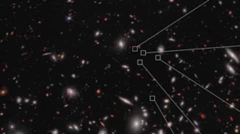 JWST has also captured galactic cluster in the early universe