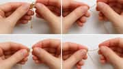 Untangling jewelry chains is a meditative practice