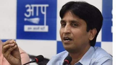 Posters branding Kumar Vishwas 'traitor' surfaces at Delhi's AAP office Posters branding Kumar Vishwas 'traitor' surfaces at Delhi's AAP office