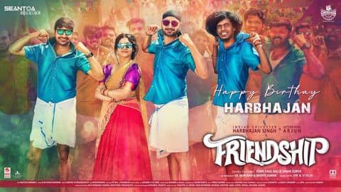 'Friendship': Makers release new poster on star Harbhajan Singh's birthday 'Friendship': Makers release new poster on star Harbhajan Singh's birthday