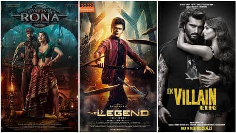 'Vikrant Rona', 'Ek Villain Returns', 'Shamshera': Weekend box office collections 'Vikrant Rona', 'Ek Villain Returns', 'Shamshera': Weekend box office collections