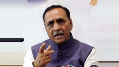 Gujarat CM Rupani demands Ahmed Patel's resignation for "recruiting" terrorist Gujarat CM Rupani demands Ahmed Patel's resignation for "recruiting" terrorist