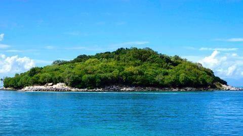 'An island in Lakshadweep has vanished' 'An island in Lakshadweep has vanished'