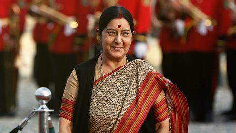 Why is External Affairs Minister Swaraj visiting China?