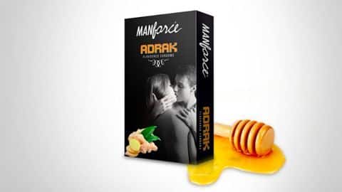New Manforce adrak condoms: For winter and sore throats New Manforce adrak condoms: For winter and sore throats