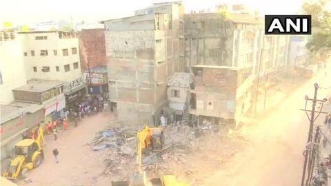 Four-storey building collapses in Indore; 10 killed, rescue operations underway Four-storey building collapses in Indore; 10 killed, rescue operations underway