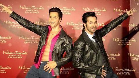 Varun Dhawan unveils his wax statue at Madame Tussauds Varun Dhawan unveils his wax statue at Madame Tussauds