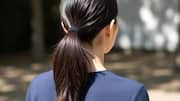 Bad hair day? This low ponytail saves the look 