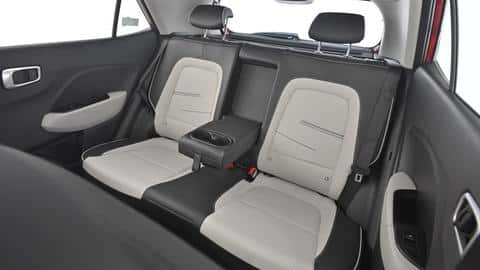The rear seat gets a 2-step recline feature