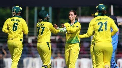 Women's Cricket: Australia beat India by 8 wickets Women's Cricket: Australia beat India by 8 wickets