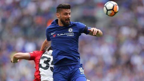Giroud breaks the deadlock Giroud breaks the deadlock